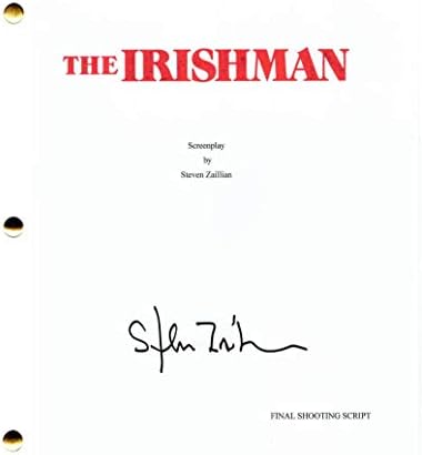 Стивен Заилијан потпиша автограм со целосна филмска скрипта на Ирецот - Ал Пачино