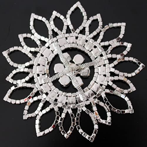 N/стаклен кристален ринестон примена на цветна форма на облик на свадбени ремени Апликација за шиење на декорација на венчаница