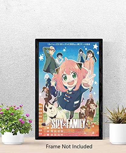 Xihoo Spy x Family Anime Poster 16x24, нерасположено