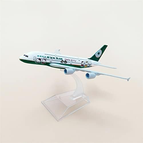 Moudoauer 1: 400 легура A380 EVA Air Plane Model Model Aircraft Model Simulation Aviation Science Model Collection Collection