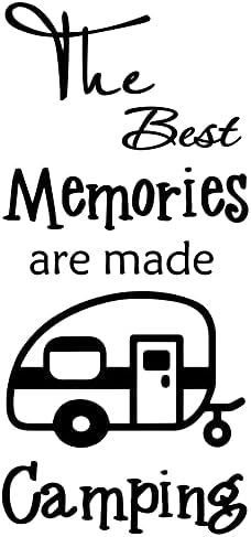 Fencosyn Најдобрите спомени се прават кампување отстранливи налепници за декорации за винил wallид за турнеја со автомобилски