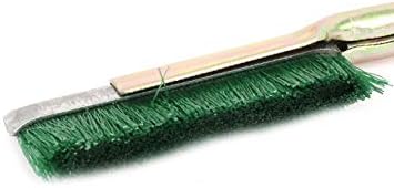 Нова LON0167 21cm Долго прикажана пригодна алатка метална метална сигурна ефикасност рачка најлонска четка за чистење зелена зелена