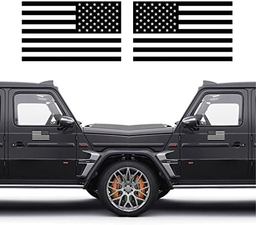 Рефлектирачко Американско Знаме Пикер Налепница за Автомобили, 3 х 5 Американско Знаме, Винил Налепница За Прозорец Браник