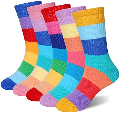 Девојки памучни чорапи новини смешни еднорози пријатни екипи симпатични чорапи за деца деца девојки 6 пара пара