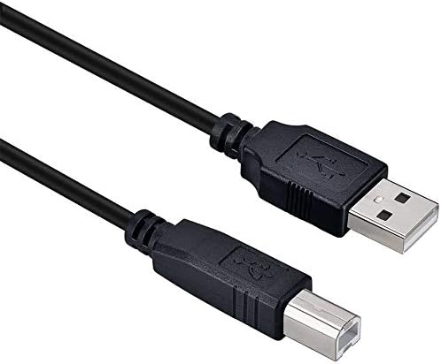 УСБ -кабли за печатач за термичка етикета 10FT компатибилни за Munbyn USB термички испорака етикета за печатач за печатач Dymo