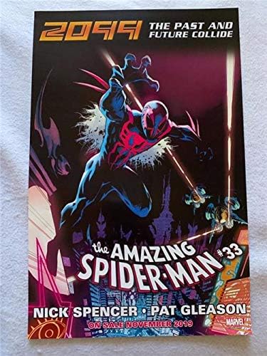 Дојдовни и 2099 Неверојатни Spider-Man 13 X20 Оригинален промо стрип постер Cујорк 2019 Марвел