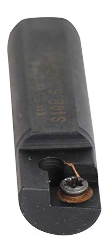 Widia S10BSCACR06 LR серија 90 ° држач за минијатурна алатка, челик, дијаметар од 10 мм, десна рака, максимална длабочина на намалување на 7мм,