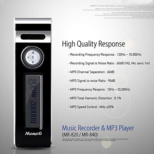 МР-840 4ГБ Мини Дигитален Диктафон Мп3 Плеер Повик Рекордер 72 Часа БАТЕРИЈА USB