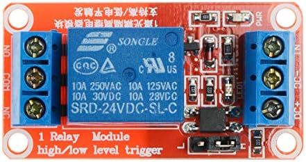 Yxq DC 24V 1 модул за реле за канали Висока/ниско ниво активира PCB табла за DIY проект