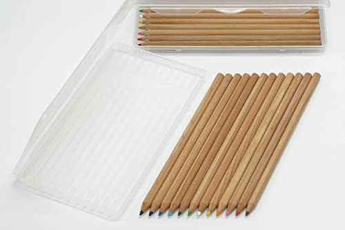 タキザワ Направено во Јапонија BG-A897-1 Природни моливи во боја на вратило, 12 сетови во боја, пакет од 1