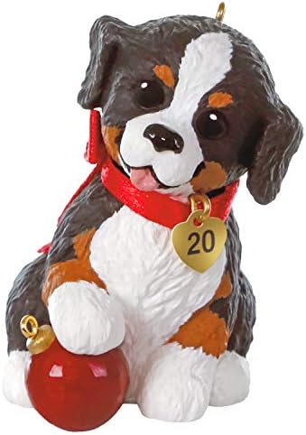 Hallmark Keepsake Christmas Ornament 2020 година, кученце Loveубов австралиски овчар