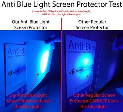 Заштитник на екранот против сино светло за лаптоп од 13,3 инчи. Филтрирајте сина светлина што го олеснува компјутерското напрегање