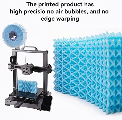 Филамент за печатач на Xixian 3D, филамент за печатач TPR 3D 2.85 mm Флексибилна гума 1 кг димензионална точност +/- 0,02мм потрошен