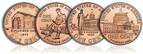 2009 П, Д Сите Единечни Монети Од Линколн Цент 2 Од секој Тип 8 Лабави Монети Комплет Монети Нециркулирани