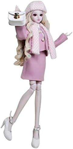 Гордол 1/3 BJD кукла 60см 24 см 24 инчи топка споени SD кукли Поместете ги зглобовите Акциони фигури мода девојка Франсис Берет перика