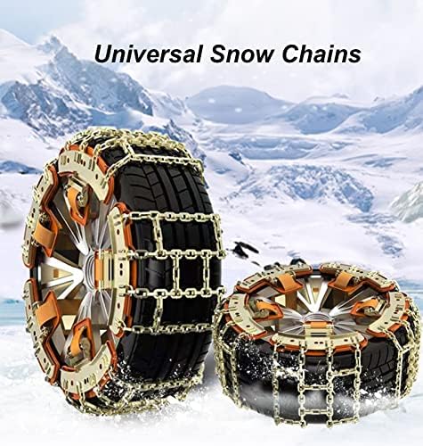Универзални синџири на снег Анти-лизгачки ланци на влечење гуми за снежни ланци за SUV автомобили пикап камиони РВ преносни синџири
