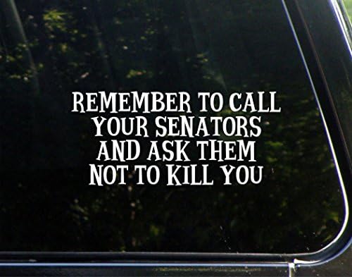 Не заборавајте Да Ги Повикате Вашите Сенатори И Да Ги Замолите Да Не Ве Убиваат