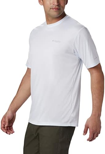 Колумбија машки PFG Zero правила кошула со кратки ракави, бела, X-Large