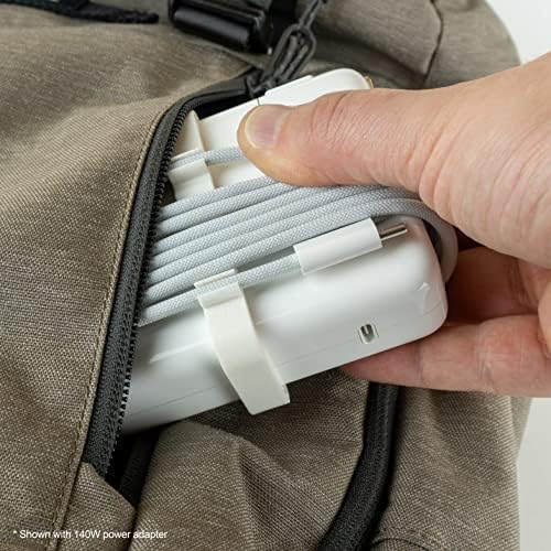 Организатор на кабел за полначи за кабел за полнач за жици за полнење на лаптоп Apple MacBook и USB-C Адаптери за адаптери за управување