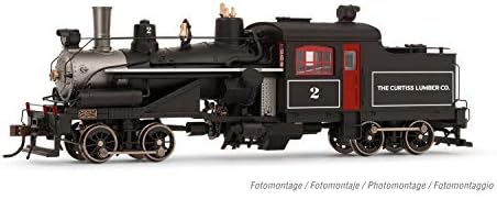 Railелезничка железница Ривароси - Локос HR2882 Хајслер парна локомотива, 2 камиони Curtis Lumber Co. Бр. 2
