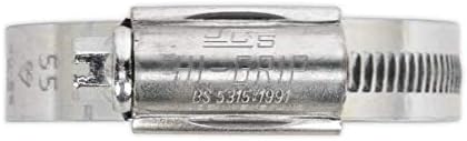 Sealey HCJ245 HI-GRIP црево клип цинк позлатен Ø35-45mm пакет од 20