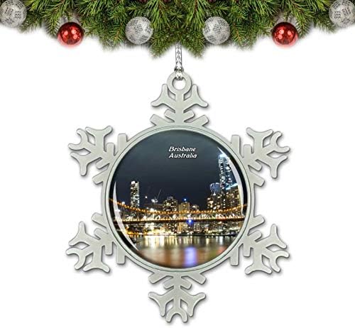 Умсуфа Австралија Приказна мост Бризбејн Божиќ украсен украс за кристал метален сувенир подарок