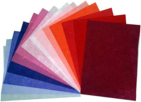 100 листови Дизајн на хартија 9x12 инчи занаетчиски рачно изработено уметничко ткиво Јапонија Ваши Дизајн Уметнички картички Изработка