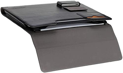 Брунел Црна Кожа Фолио Случај-Компатибилен Со Леново ThinkPad X1