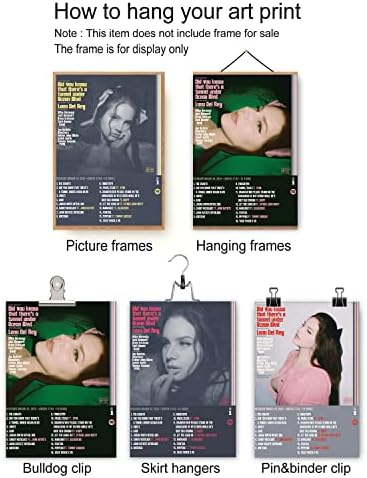 Постери на Лана Дел Реј Нов музички албум на насловот Дали знаевте дека има тунел постер за соба естетско платно wallидна уметност декор