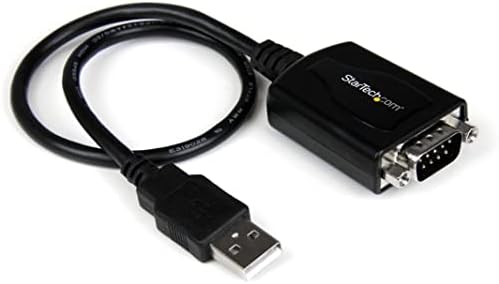StarTech.com 1 стапки. USB До RS232 Сериски DB9 Адаптер Кабел СО COM Порт Задржување-до 920 kpbs USB а До DB9 Сериски Адаптер