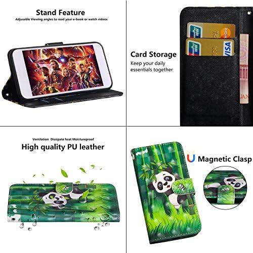 Zyzx LG K40 Паричник Телефон Случај, Кредитни Картички Слот Стојат 3D Насликани Целосна Стилски Шок Отпорен Стп Кожа Флип Магнетни Капак