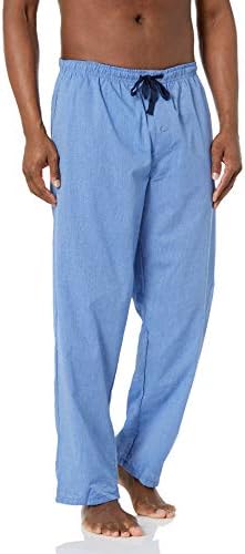 Ханес Машки Големи и Високи Големи &засилувач; Високи Ткаени Карирани Спиење Панталони