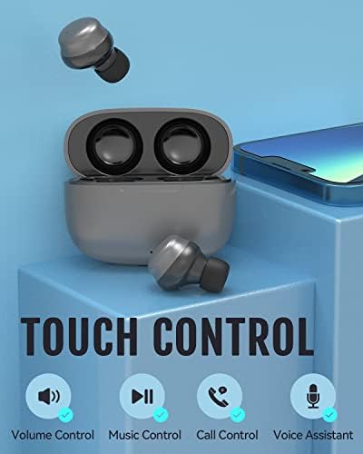 Чоф А6 Про Безжични Слушалки, Bluetooth 5.3 Слушалки СО 35h Playtime Бучава Поништување На Ушни Пупки Полнење Случај IPX7 Водоотпорен Вистински