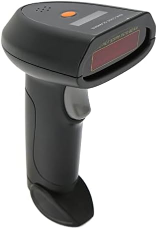 Скенер за безжичен баркод, 2,4GHz OLED дисплеј или гласовно средство за безжичен рачен баркод скенер, 20000 капацитет на податоци