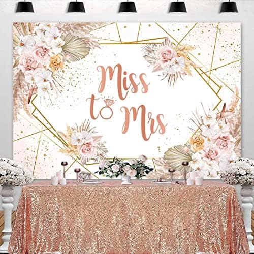 Сенсфун промаши на г -ѓа невестинска позадина на тушот Бохо шик розови цвеќиња свадба позадина невестата да биде ангажман забава торта
