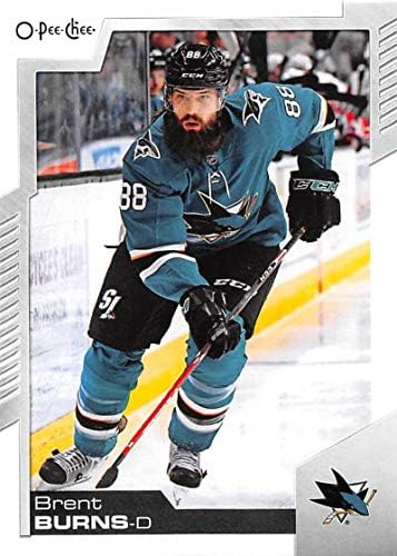 2020-21 O-PEE-CHEE 374 Брент Барнс Сан Хозе Ајкули НХЛ хокеј за тргување со картички