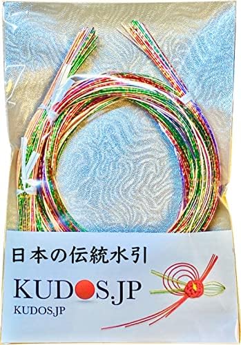 Kudos.jp Јапонски традиционални жици на хартија Мизухики метални разновидни бои 40 компјутери