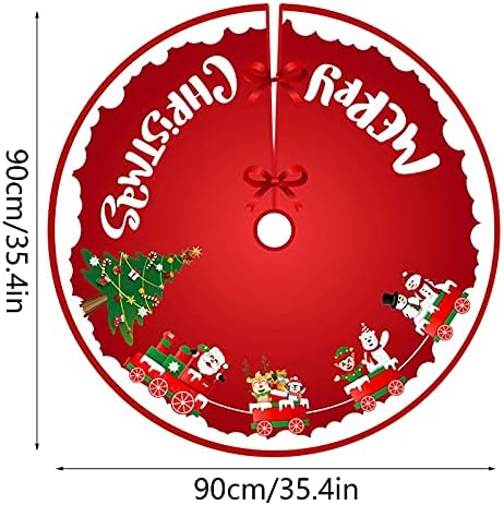 2021-Гранично Здолниште За Новогодишна Елка, Креативна И Печатена Декорација На Дното На Дрвото Божиќни Материјали Украси Кукла Морничава