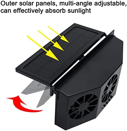 Ксијаокеис 3 Ладилник За Автомобил Вентилатор За Соларна Енергија Вентилатор За Ладење Пренослив Вентилатор За Ладилник За Автомобил