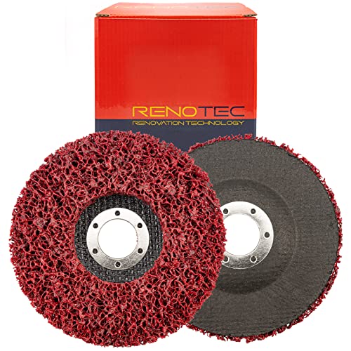 5 пакувања лесни ленти со дискови чистење на тркалото Извадете ја оксидацијата на 'рѓа 4-1/2 x 7/8 за мелница за агол