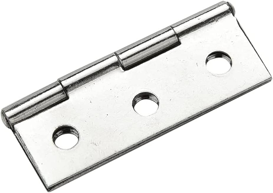 Хардвер хардвер мебел врата шарка шкаф врата клип на врата, шарка на вратите 20 парчиња сребрен не'рѓосувачки челик 6 дупки за монтирање на задниот