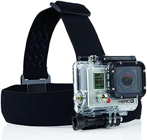 Navitech 9 во 1 Комбо комплет за додатоци за акциони камера и солиден сив кутија за складирање компатибилен со Camsports EVO 1080 | Proccbetter