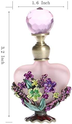 H&D Hyaline & Dora Рачно изработено занает парфем шише, празно полнење шише за домашно украсување свадба подарок