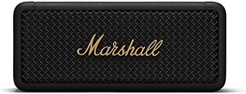 Слушалки за Bluetooth Marshall Major IV On -уво, преносен звучник Brown & Emberton Bluetooth - Black & Brass