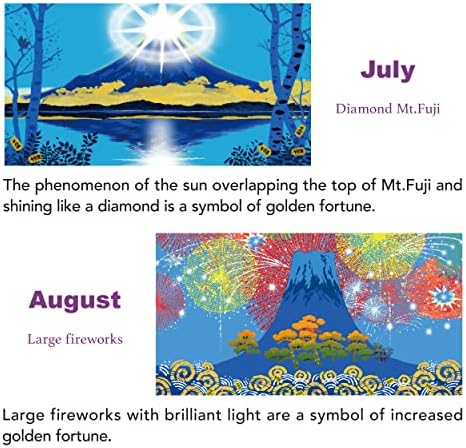 2023 Издание Мт. Фуџи ѕид Календар За Пари Среќа Во Јапонија