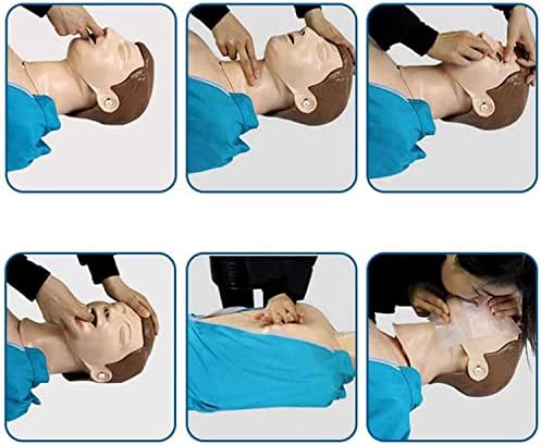 XueSha Реална човечка маникин мултифункционална професионална возрасна CPR маникин комплет за дишење компресии на градите за