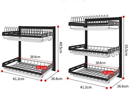 ХЈЗС Нерѓосувачки Челик Кујна Јадење Решетката Плоча Прибор За Јадење Чаша Дренажа Сушење Решетката Ѕид Монтирање Кујна Организатор