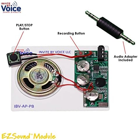 Езсунд Модул-Активирано Копче За Притискање-Лесно Снимање-Снимање Од 120 Секунди-Висок Квалитет На Звукот