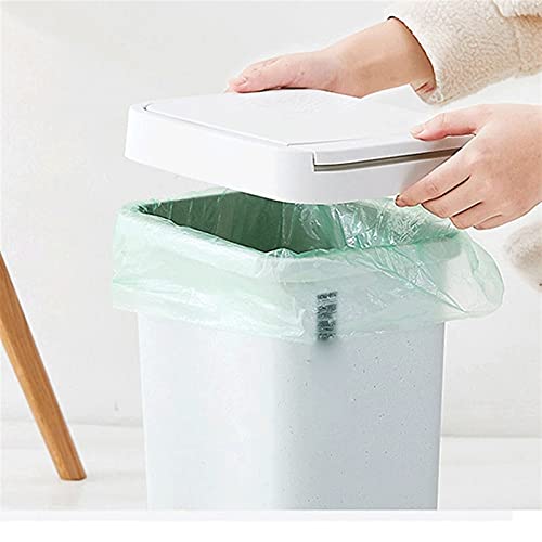 Zukeeljt ѓубре може отпадоци за отпадоци кујна за домаќинства пластична сива разни спецификации правоаголен флип капак со капакот тоалетен