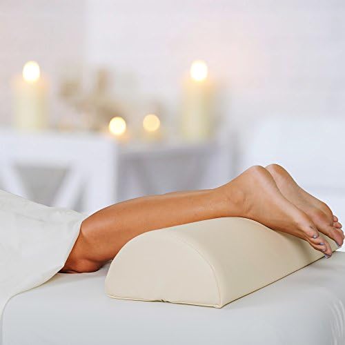 Земјиштена булстерска перница половина џамбо - издржлив засилувач на масажа, PU тапацир инк. Рачка на каиш/професионален квалитет за маси